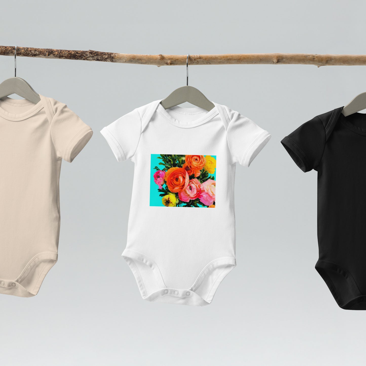 Organic cotton baby bodysuit