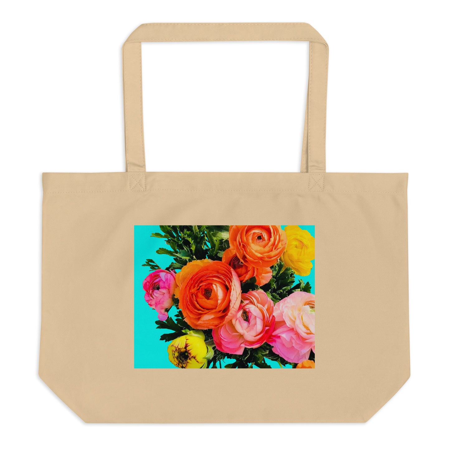 Large organic tote bag