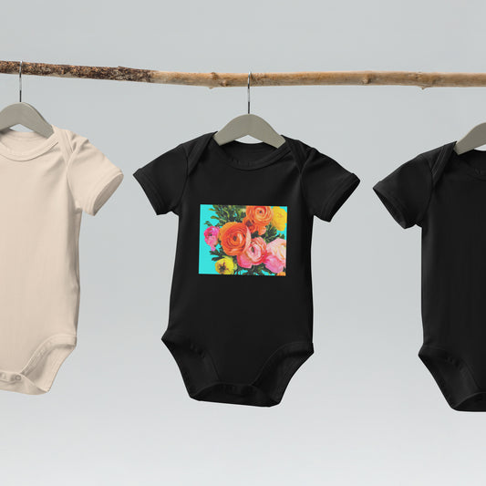 Organic cotton baby bodysuit